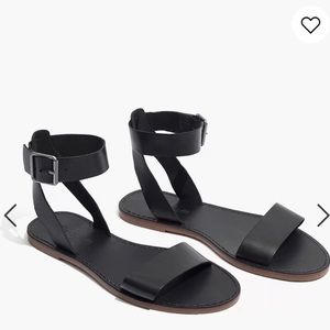 NIB Madewell Boardwalk Ankle-Strap Sandals